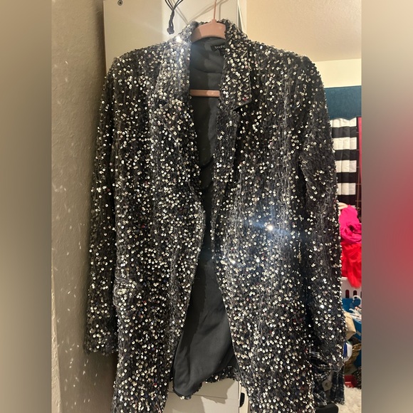 Boo-boo Gorgeous sequins blazer size 12 - Picture 1 of 5